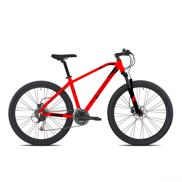 MYLAND, Bici Mtb 27,5 21v, Disco Meccanico, Alluminio, Rosso, Tg. 38-S, MY 2022