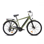 Vélo Ville Homme MyLand Corso 28.4 - Cadre Aluminium, 7 Vitesses, Taille L, Noir