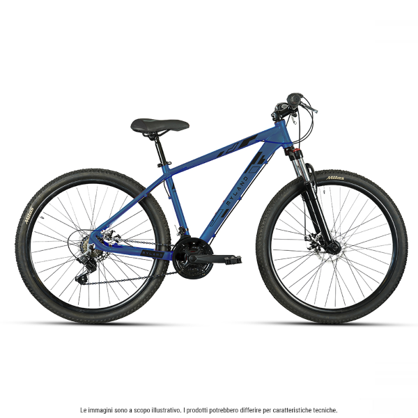 MYLAND, Bici Mtb 27,5 21v, Disco Meccanico, Alluminio, Azzurro, Tg. 40-S, MY 2022